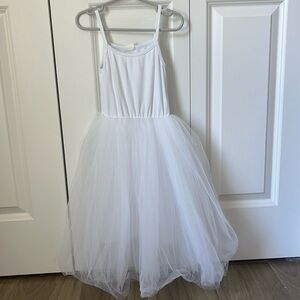 White tutu dress girls